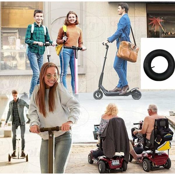 2-osainen ilmakammio 4.00-8 suoralla venttiilillä, kottikärryihin, rattaisiin,