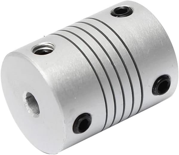 5PCS Mini 5x5x25mm Flexibel koppling Motoraxelkoppling för Nema