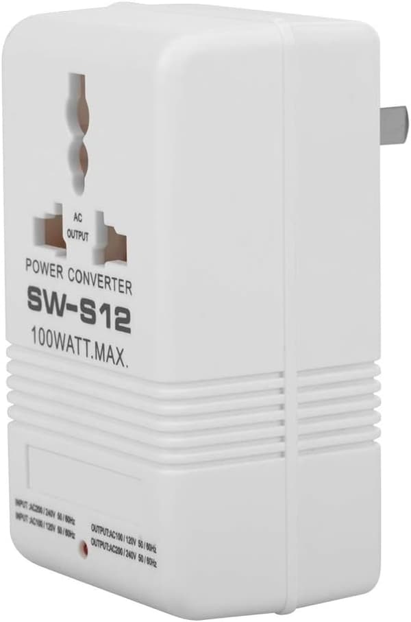 100W Strømomformer AC 110V/120V til 220V/240V Step Up og Step Down Spændingskonverter Rejseadapter Transformer