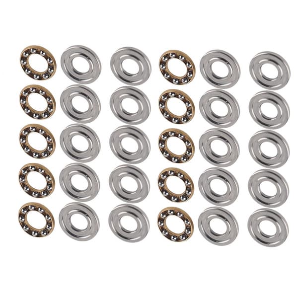 Miniatyr tryckkullager set 6x14x5mm Hög precision platt stål 10st