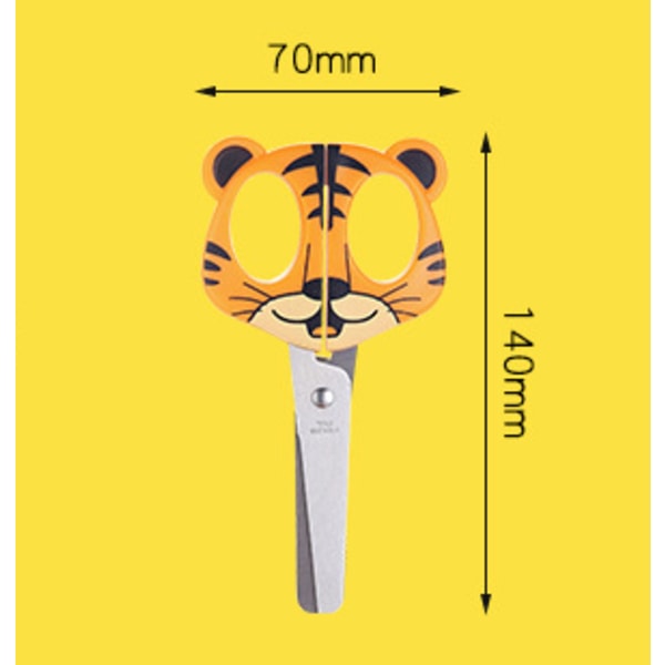 Le petit tigre Saks, Rustfrit stål, 70*140 mm
