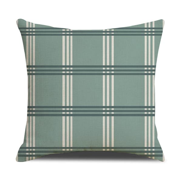 Sett med 4 moderne sofaputetrekk 45x45cm Lin dekorative pute