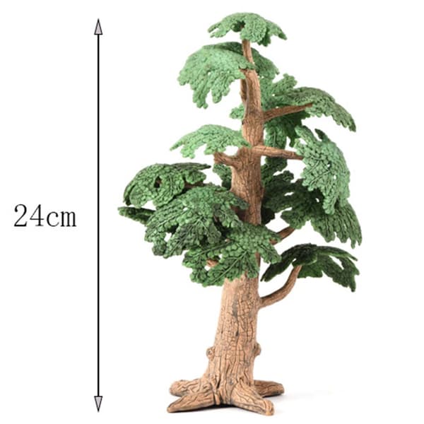Miniature Fehave Fyrretræer Mini Planter Dukkehus Indretning Tilbehør