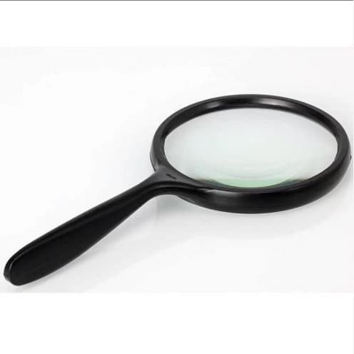 Forstørrelsesglas - Sort