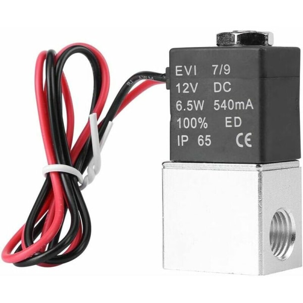 2V025-06 (1/8 aluminium) aluminium tvåvägs vatten-luft pneumatisk solenoidventil