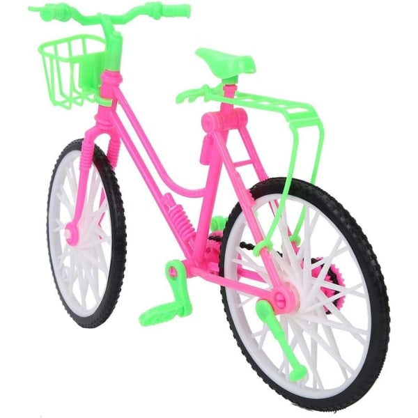 Miniaturecykel til piger med kurv - Simuleret plastik mountainbike