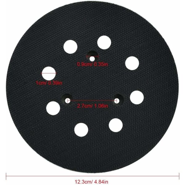 125mm Sanding Pad 8 Hole Sanding Discs 5 Inch Sander Pad for BO 5