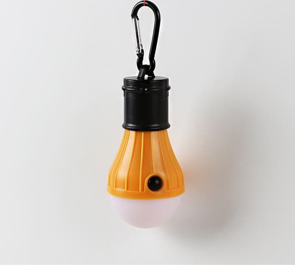 LED-leirin telttavalo, paristokäyttöinen, klipsilukolla, 4 kpl