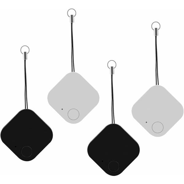 Nøglefinder, 4 stk. Nøglefinder Anti-tabt Tracker Bluetooth med