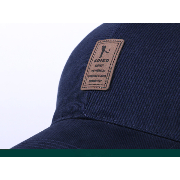 Blå Mænd Kvinder Sommer Plain Baseball Cap Justerbar Hat