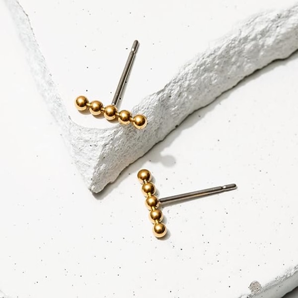 Hypoallergene rene titanium bar studs