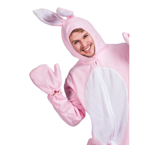 Rosa Kanin Kostyme Voksen Dyre Pyjamas Festkostyme