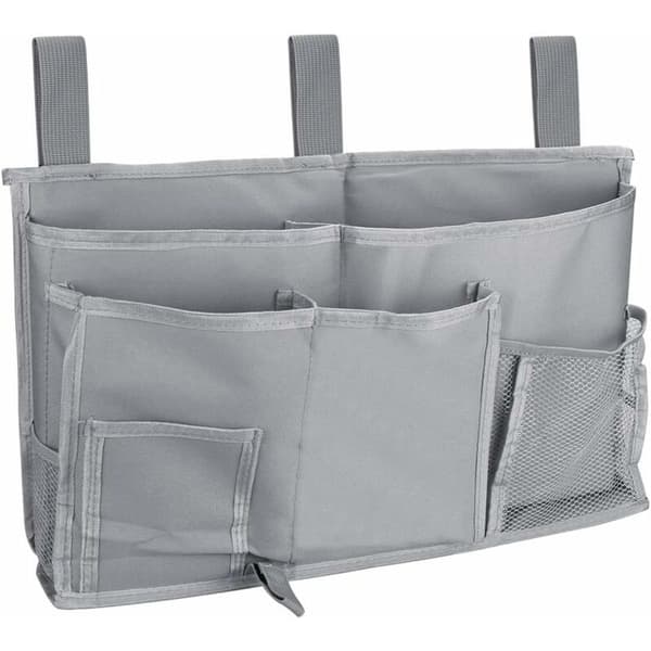 Sengside opbevaringspose 8 lommer Stor kapacitet Sengside pung Organizer taske Stroller