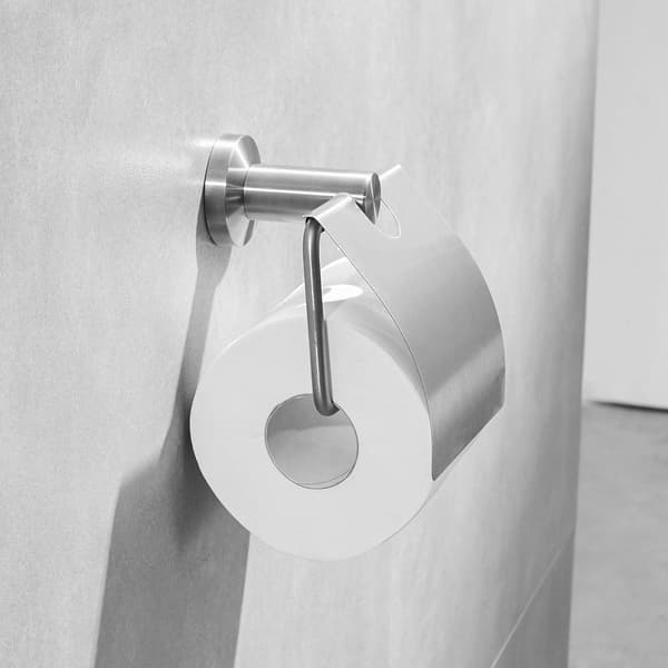 Toiletpapirholder uden boring, selvklæbende papirholder i rustfrit stål