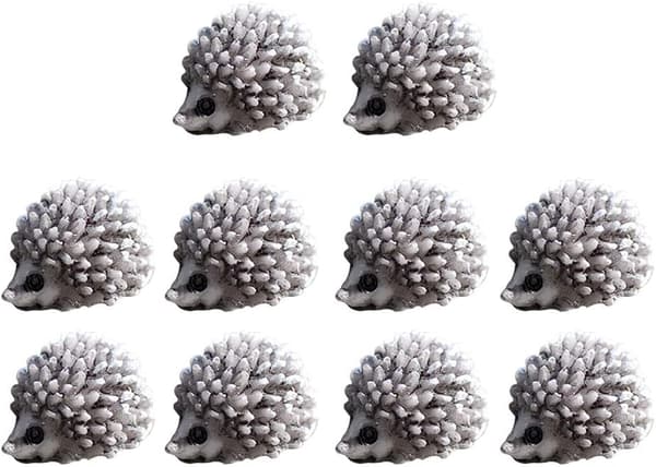 10 st Micro Landscape Mini Igelkott Simulering Cartoon Djur Mi