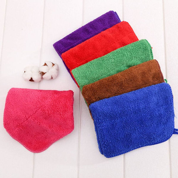 6 stk Håndklær i Mikrofiber Fleece Håndklær til Kjøkken