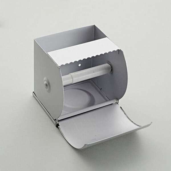 Rustfrit stål servietbeholder, toiletpapirbeholder rum aluminium æble
