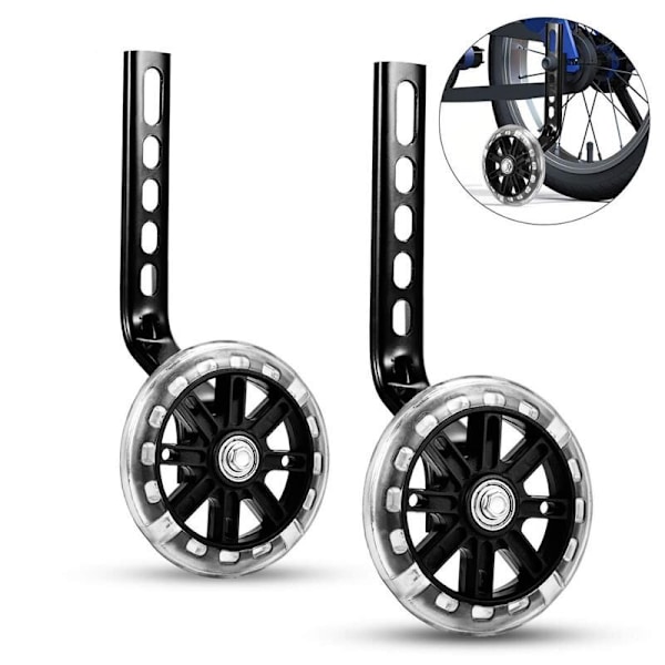 Hjelpehjul, Universal sykkelstabilisator sykkelstabilisatorhjul, sykkeltreningshjul, barnesykkelstabilisator, barnesykkelhjul