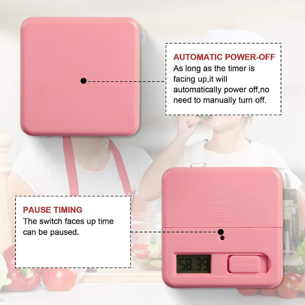 Minutter Cube Kjøkken Timer Cube Tyngdekraftsensor Minutt