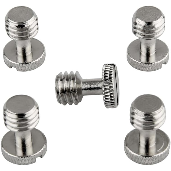 3/8\" Kamera Snabbkopplingsskruv Stativskruv Adapter Anslut Kamera Rig Tillbehör - 5st