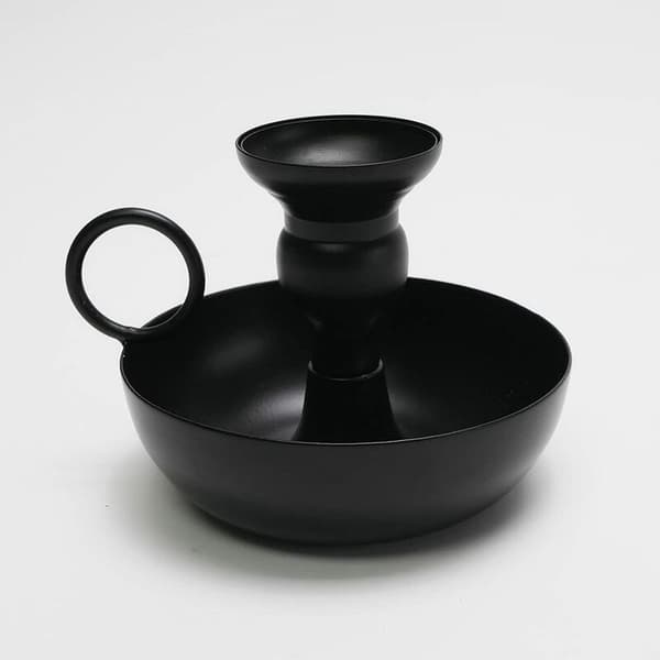 Lysestaker, 2 pakker Bulk Black Lysestake for Pillar Candl