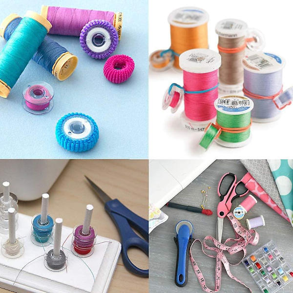 2 st symaskins spolar inklusive förvaringslåda plast symaskin spole transparent spole spole låda set