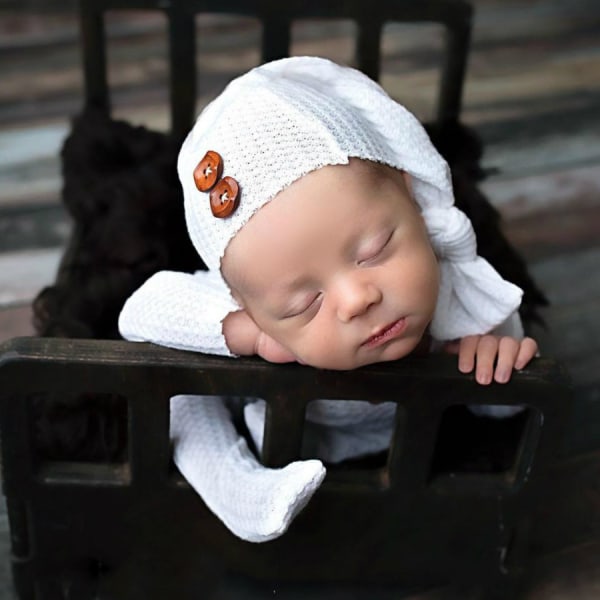 Nyfödd fotografi rekvisita Set Hatt Bebe Picture Outfits Baby Photo