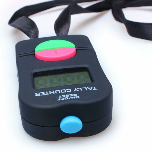 Digital Handhållen Räknare Elektronisk Manuell Klickare Addera/Subtrahera M