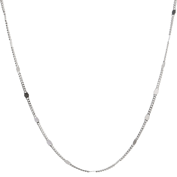 Trendy Choker Halskjede Sølv Kvinner Kragebein Kjede Mote Smykker, 1 stk