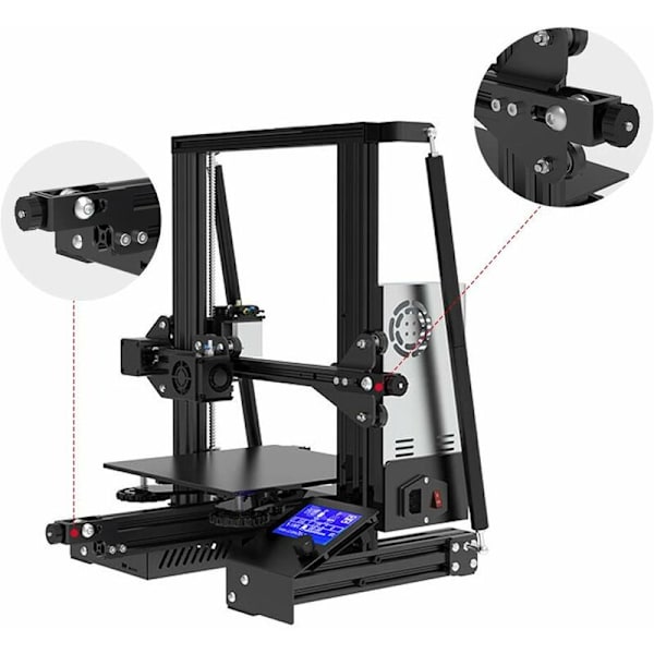 3D-uppgraderingsremspännare-kit, 2020 X-axel konturerad remspännare