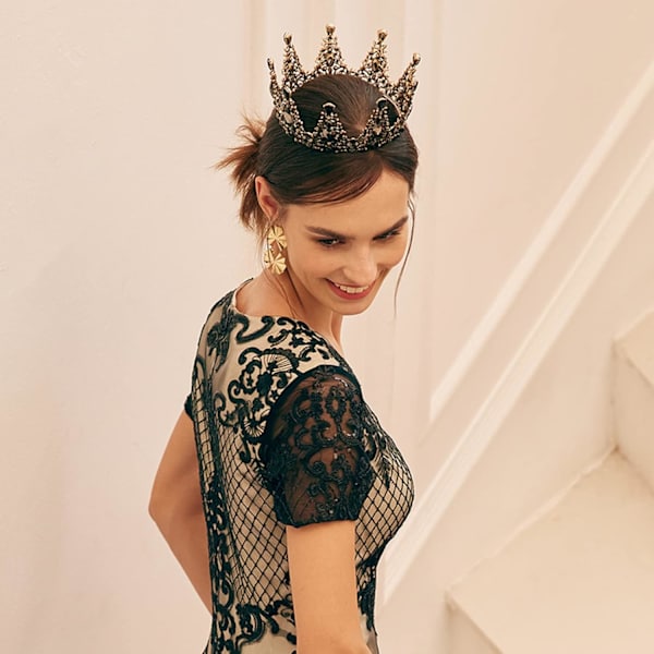 Barokke kroner for kvinner Dronningkrone Gotisk tiara