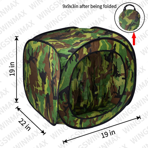Vikbar Airsoft Mål Tält Fälla Slunga BB Fälla Nät Auto Pop-up