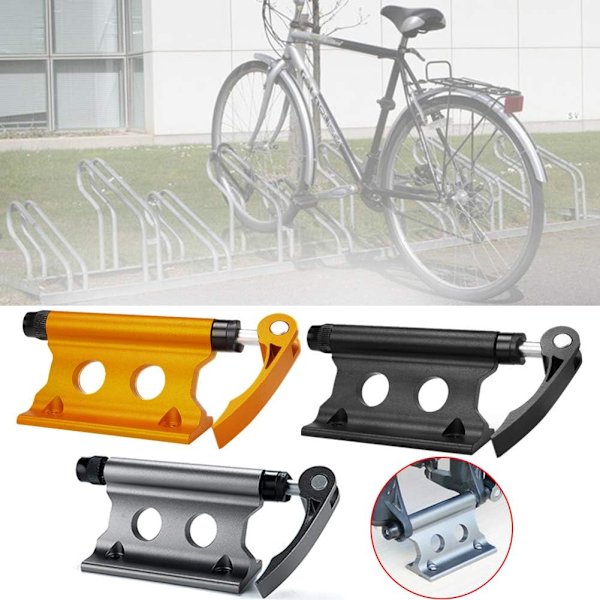 1PCS cykelblock gaffelstativ, bärbar aluminiumlegering vattentät snabb re
