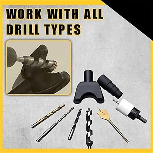 Håndfri støvsamler, borestøvssamlere, elektrisk drill