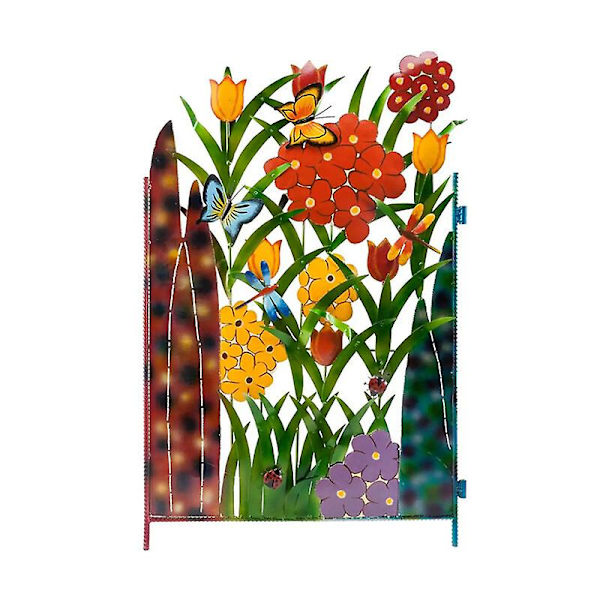 Hagegjerde kant blomstergjerde dekorasjon rustfritt jernbarriere