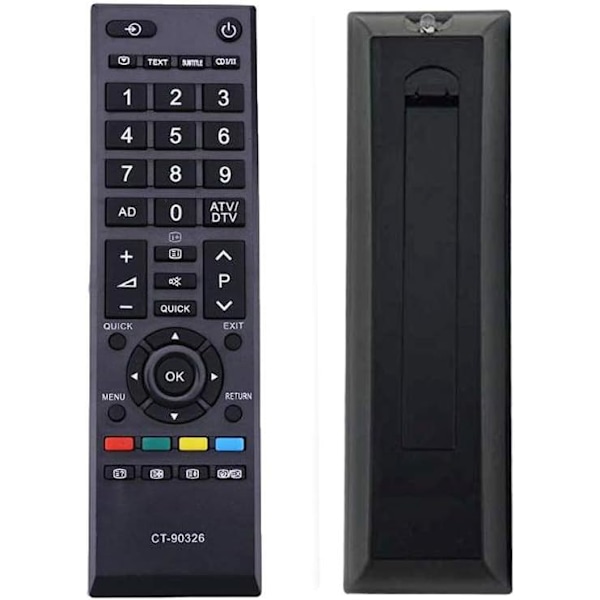 Replaces Toshiba CT-90326 Remote Control for Toshiba CT-90326 Compatible with Toshiba Universal Remote Control for Toshiba TV