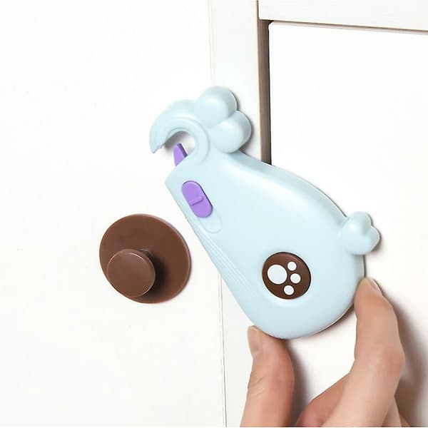 2 stk. låser og bolter Baby Anti-Pinch skufflås Multi-Function
