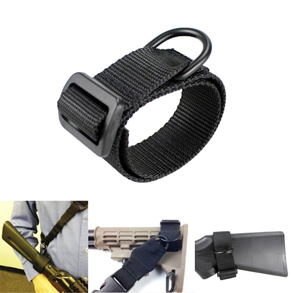 2-pack Justerbara Nylon Slingremmar för Fästning på Alla Slings för Gevär, Airsoft och Haubits