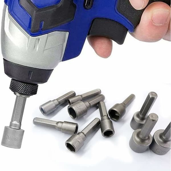 2×9pcs Socket Set Deep Socket Set 5-13mm Socket Wrench Socket Ada