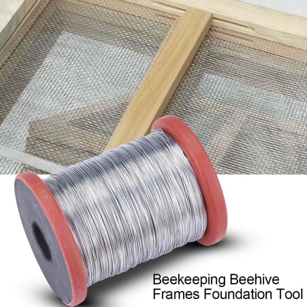 1 rulle 0,5 mm 500G järn-/rostfri ståltråd även för bikupa