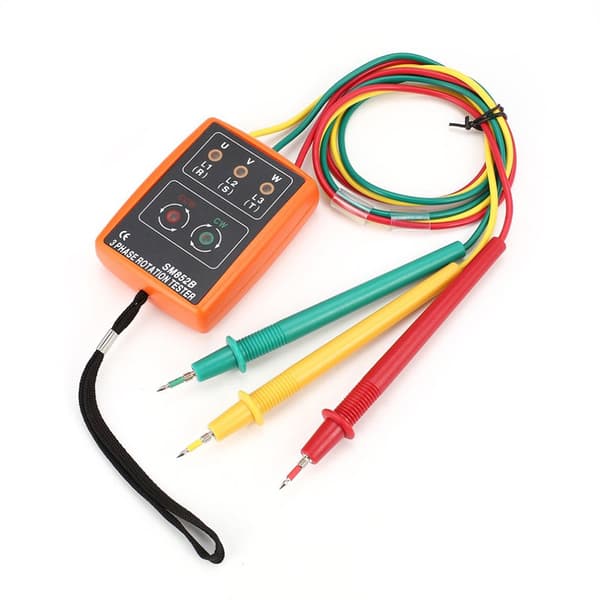 Digital Fase Sekvens Meter AC Strømmåler SM852B Trefaset