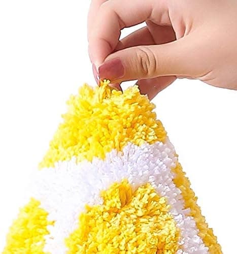 Regnbåge/citronmatta Vattenabsorberande halkfri matta sovrum badrum dörrmatta (citron S) - 49*83cm