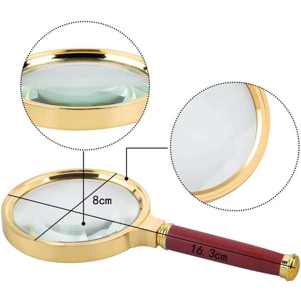 10x pocket magnifier for home learning, reading and fault finding