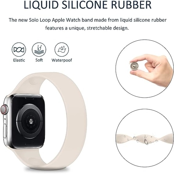 Strap Compatible with Apple Watch Band 38mm 40mm 41mm, Sport Elas