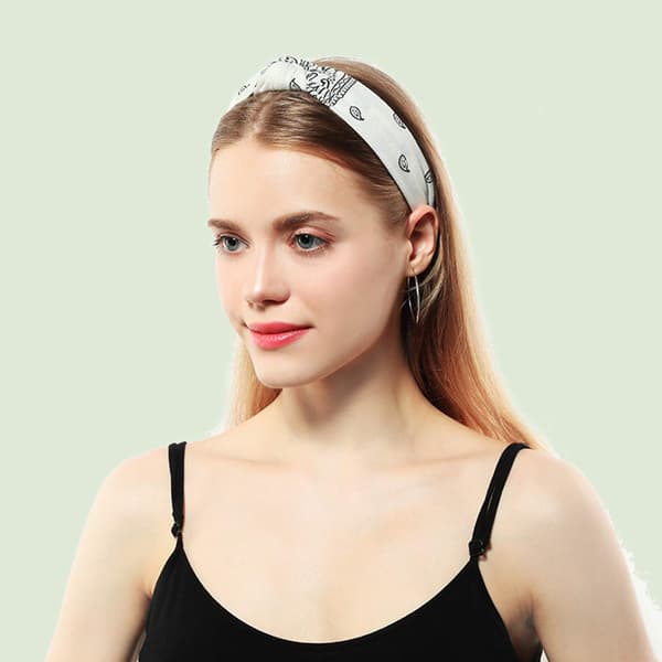 Hodebånd for kvinner, knyttet hodebånd, boho-hårbånd, diademas para mujer de moda