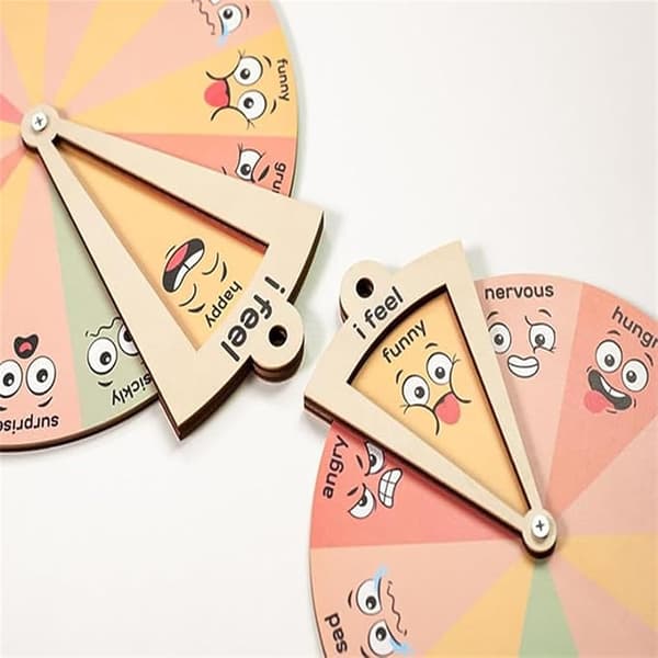 Social Emotions Feelings Chart Learning Wheel for Kids, Emotion I