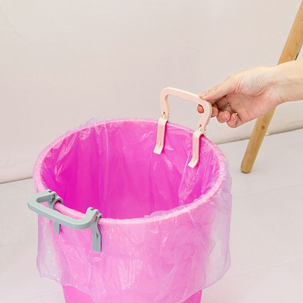 6 stk søppelposeklips Plastklemme, Multifunksjonell klips, Sikrer