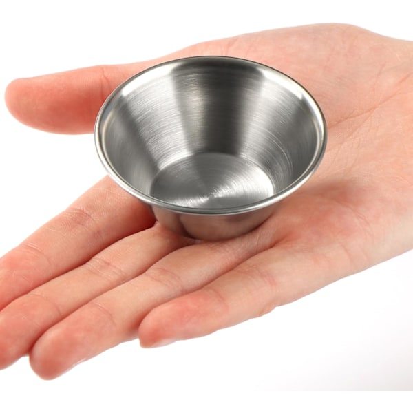 16 Små Skåle til Sovser, Dips og Snacks - Skåle (16 stk. - 6 x 3,6 cm)