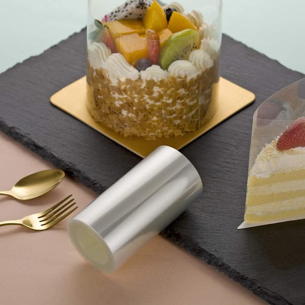 4,5*10cm kakeringe, transparent kakerull, eddiksyreplate, kakepynt