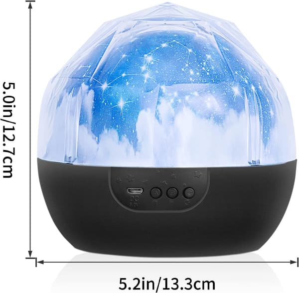 Universum nattlys projektorlampe, romantisk stjerne, hav,
